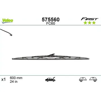 List stěrače VALEO 575560