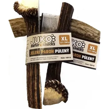 Krmivo pro psa Jelení paroh půlený (XL) JUKO Natur Snacks