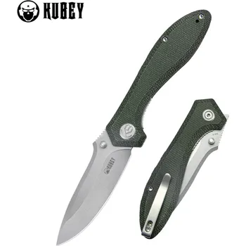kapesní nůž KUBEY Ruckus Green Micarta