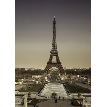 Obraz Plakát Eiffelova věž 4 bez rámu 39,5 x 55 cm
