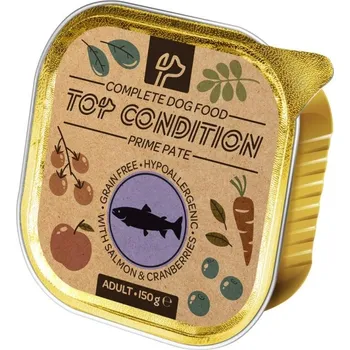 Krmivo pro psa Top Condition Dog Salmon Cranberries paté 150 g