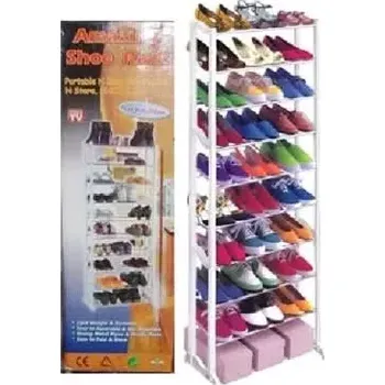 Botník STOJAN NA BOTY STABILNÍ LEHKÝ BOTNÍK REGÁL