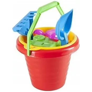 Hra na zahradu KBELÍK SE SÍTKEM, HRAČKY NA PÍSEK, SADA 6KS