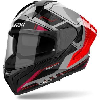 Helma na motorku Přilba MATRYX Rocket, AIROH (červená lesklá) 2026 (Velikost: 2XL)