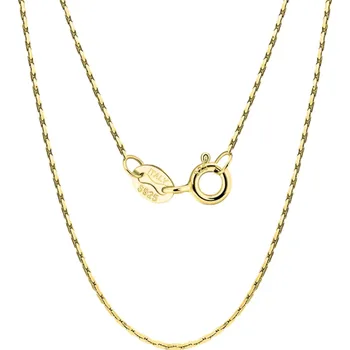 Prsten Majya Stříbrný řetízek BAO 40 cm | šířka 0,6 mm pozlacený Ag/; ≤1,30 g 11422