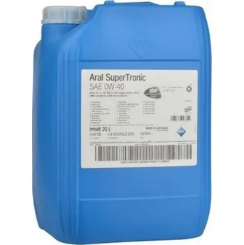 Motorový olej Aral SuperTronic 0W-40, 20L