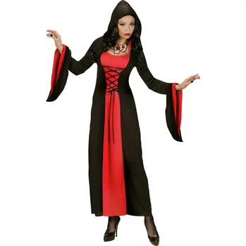 Karnevalový kostým Dámský kostým gotická vampírka, černo-červený - M
