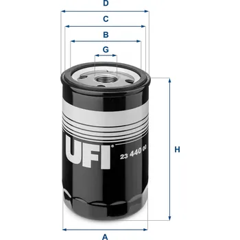 Olejový filtr Olejový filtr UFI 23.440.00