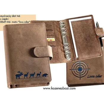 Diář Myslivecký Diář A6 "Lovu Zdar" - Dárek pro myslivce