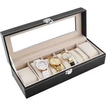 Šperkovnice BOX NA HODINKY POUZDRO NA 6KS HODINEK PD32