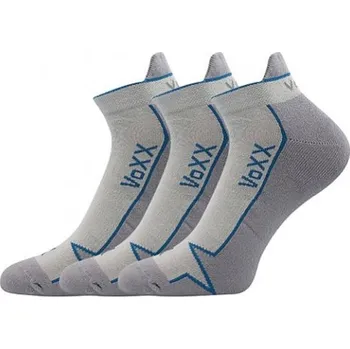 Pánské ponožky VoXX Boma Lonka Litex+Sportovní ponožky VoXX Locator A - balení 3 páry, Sportovní ponožky VoXX Locator A - balení 3 páry, Fuski BOMA s.r.o., Česká republika, 103058 světle šedá 43-46 (29-31)