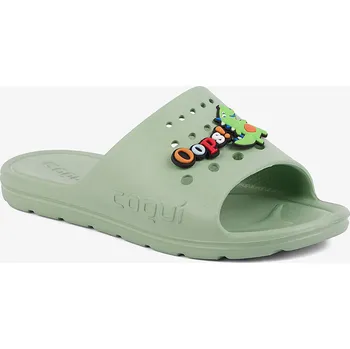 Chlapecké pantofle Chlapecké pantofle COQUI LONG Linden Green + Amulet 30/31