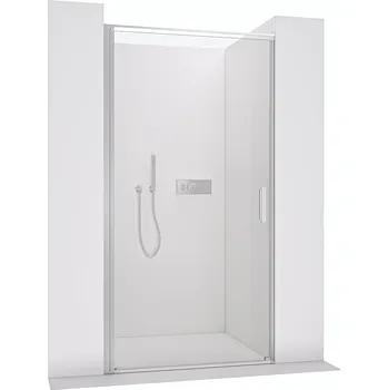 CERANO - Sprchové otočné dveře Porte L/P - 8 mm - chrom, transparentní sklo - 80x195 cm