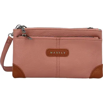 Kabelka Stylová dámská koženková crossbody kabelka MaxFly Gimalli, růžová