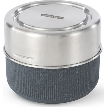 Jídlonosič Black+Blum skleněný svačinový box 0,6 l, slate, GR-LB-M015