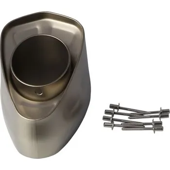 Výfuk pro motocykl AKRAPOVIČ koncovka tlumiče CF EC243" SILVER