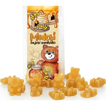 Čokoláda LIPOO Medoví čajoví medvídci 50 g