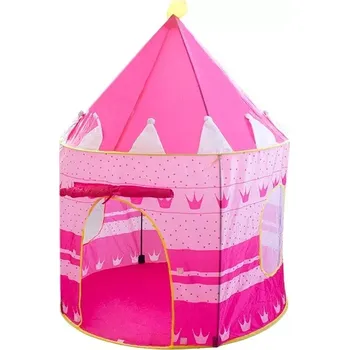 Dětský domeček DĚTSKÝ STAN HRAD DOMEČEK ZAHRADNÍ STANEK - RUŽOVÝ