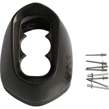 Výfuk pro motocykl AKRAPOVIČ koncovka tlumiče CF EC150 BLACK