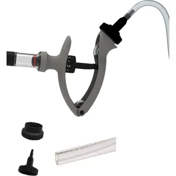 SAS HENKE adaptér na hadičku pro injekční automat HSW Eco-Matic LuerLock, zadní úchyt