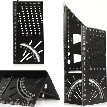 Úhloměr TESAŘSKÝ ÚHELNÍK 3D 15CM TYP L M22511