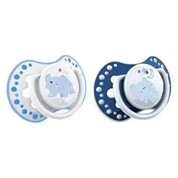 LOVI Dudlík silikonový dynamický NIGHT & DAY 3-6m 2ks