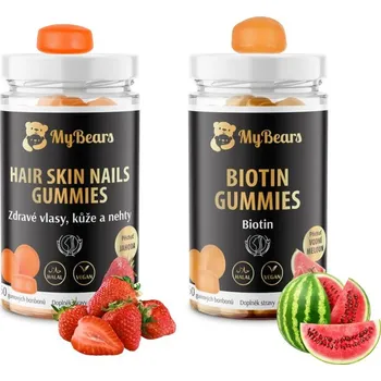 MyBears balíček Zdravé vlasy, kůže a nehty Biotin