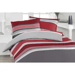 Florella Saténové povlečení Edel Riva Rubin Rozměr: 70x90 + 140x200 cm - loznice21.cz