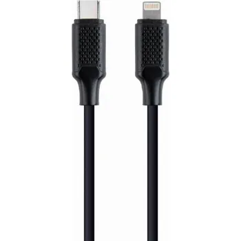 Datový kabel GEMBIRD Kabel USB 2.0 Type-C na Ligtning (CM/8pinM), 1, 5m, datový, černá