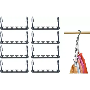 Šatní skříň ZÁVĚSNÝ ORGANIZÉR NA RAMÍNKA VĚŠÁK 8KS DO SKŘÍNĚ 15485