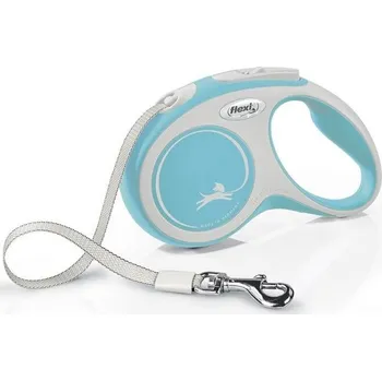Vodítko pro psa flexi New Comfort pásek-světle modrá