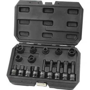 Klíč NÁSTRČNÉ KLÍČE NA BRZDOVÉ TŘMENY 1/2" 16 DÍLNÁ SADA M58279