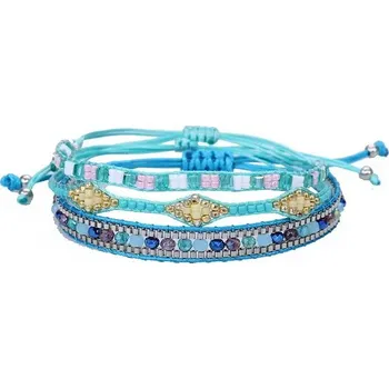 Náramek Dámský třpytivý náramek na ruku 3v1