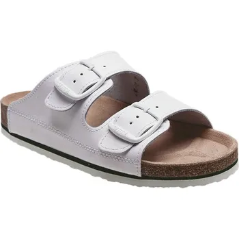 Dámská zdravotní obuv Dámské pantofle Santé N/25/10/H bílé 40