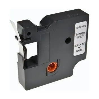 Pásek do tiskárny G&amp;G kompatibilní páska do tiskárny štítků, pro Dymo, RL-DY 40913P BK/WT, S0720680, 40913, (RL-DY 40913P BK/WT)