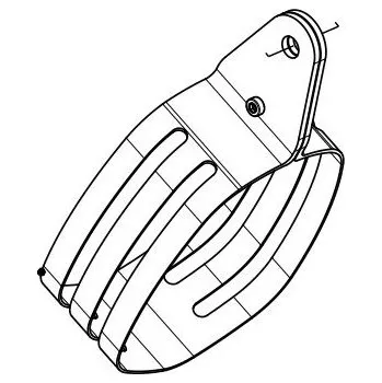 Výfuk pro motocykl AKRAPOVIČ svorka tlumiče TFT1X