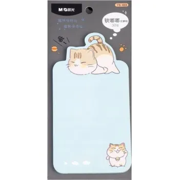 Blok Samolepicí Notes M&G "HAPPY CATS" 30 listů 61 x 115 mm