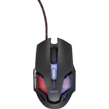 Myš Acer NITRO GAMING MOUSE II - herní myš optická, max. 7200dpi (6 úrovní - 800-7200), 7 typů podsvícení, 6 tlačítek