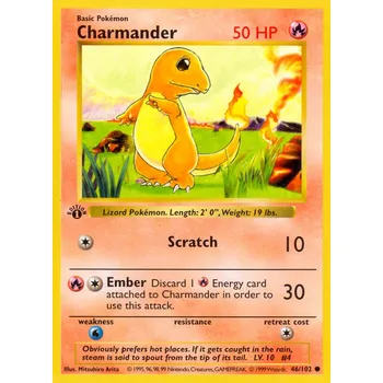 Sběratelská karetní hra Charmander BS 46/102 (stav NM-/EX+)
