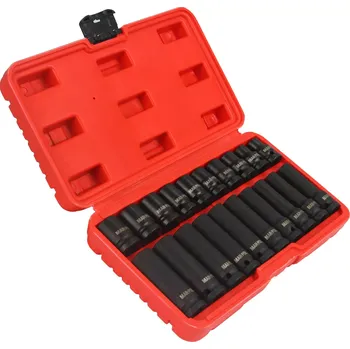 Klíč ÚDEROVÉ NÁSTRČNÉ KLÍČE 10-19MM 1/2" SADA 20KS M58259