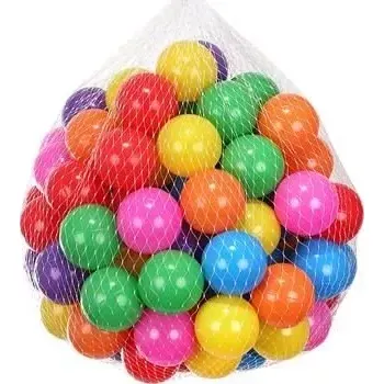 Dětský míč PLASTOVĚ MÍČKY KULIČKY BALONKY 100 KUSÚ PRŮMĚR 6CM