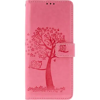 Pouzdro na mobilní telefon Pouzdro Xiaomi Redmi 14C knížkové Růžový strom sovičky (kryt neboli obal na Xiaomi Redmi 14C)