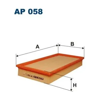 Vzduchový filtr Vzduchový filtr FILTRON AP 058