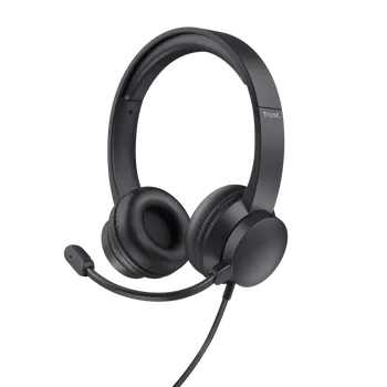 Sluchátka TRUST HS-201 USB PC HEADSET