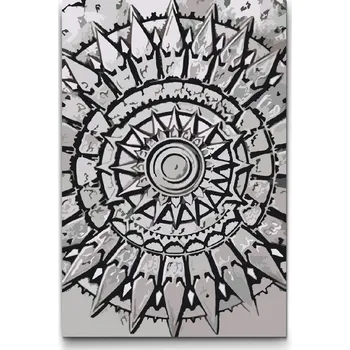 Malování podle čísel - Kamenná mandala Velikost: 20x30cm, Rámování: Pouze srolované plátno