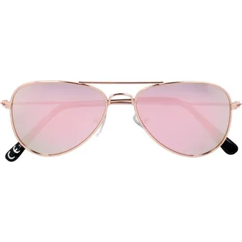 Sluneční brýle Růžové zrcadlové dětské pilotky "Kids Aviator"