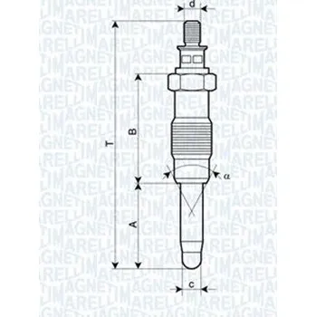 Autoelektrika Žhavící svíčka MAGNETI MARELLI 062900010304