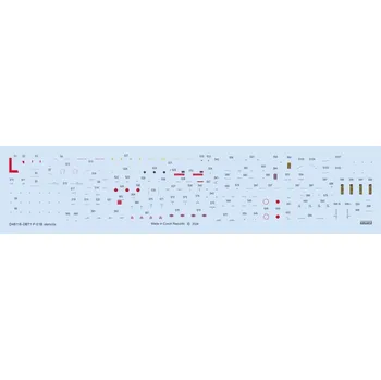 Plastikový model 1/48 Decal P-51B stencils (EDU)