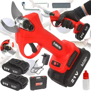 Nůžky na živý plot AKUMULÁTOROVÉ ZAHRADNÍ NŮŽKY 21V LI-ION 2000MAH V KUFŘÍKU M83009