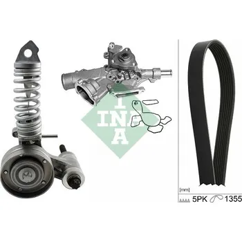 Vodní pumpa + klínový žebrový řemen Schaeffler INA 529 0297 30